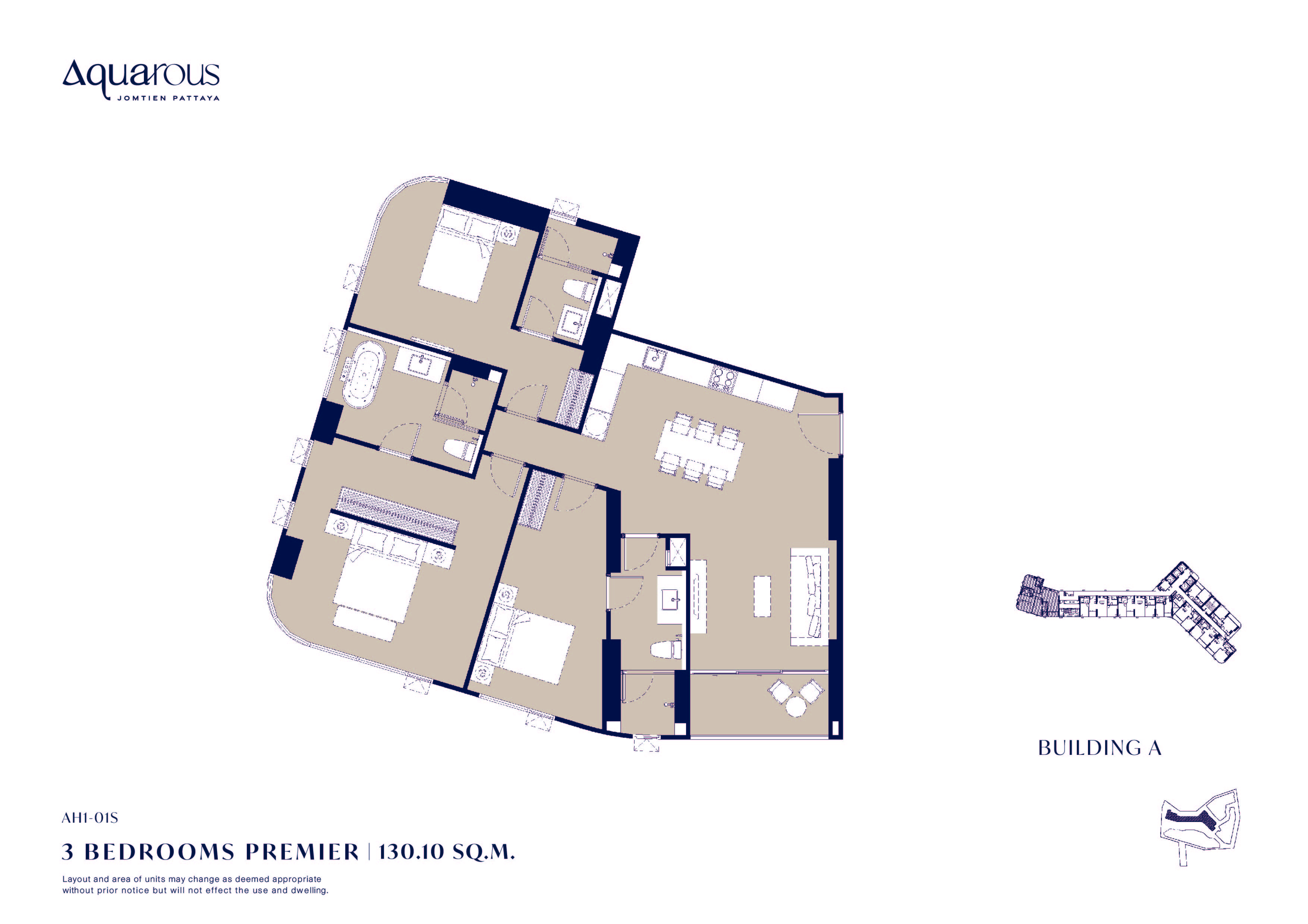 3 Bedroom Premier Floor Plan
